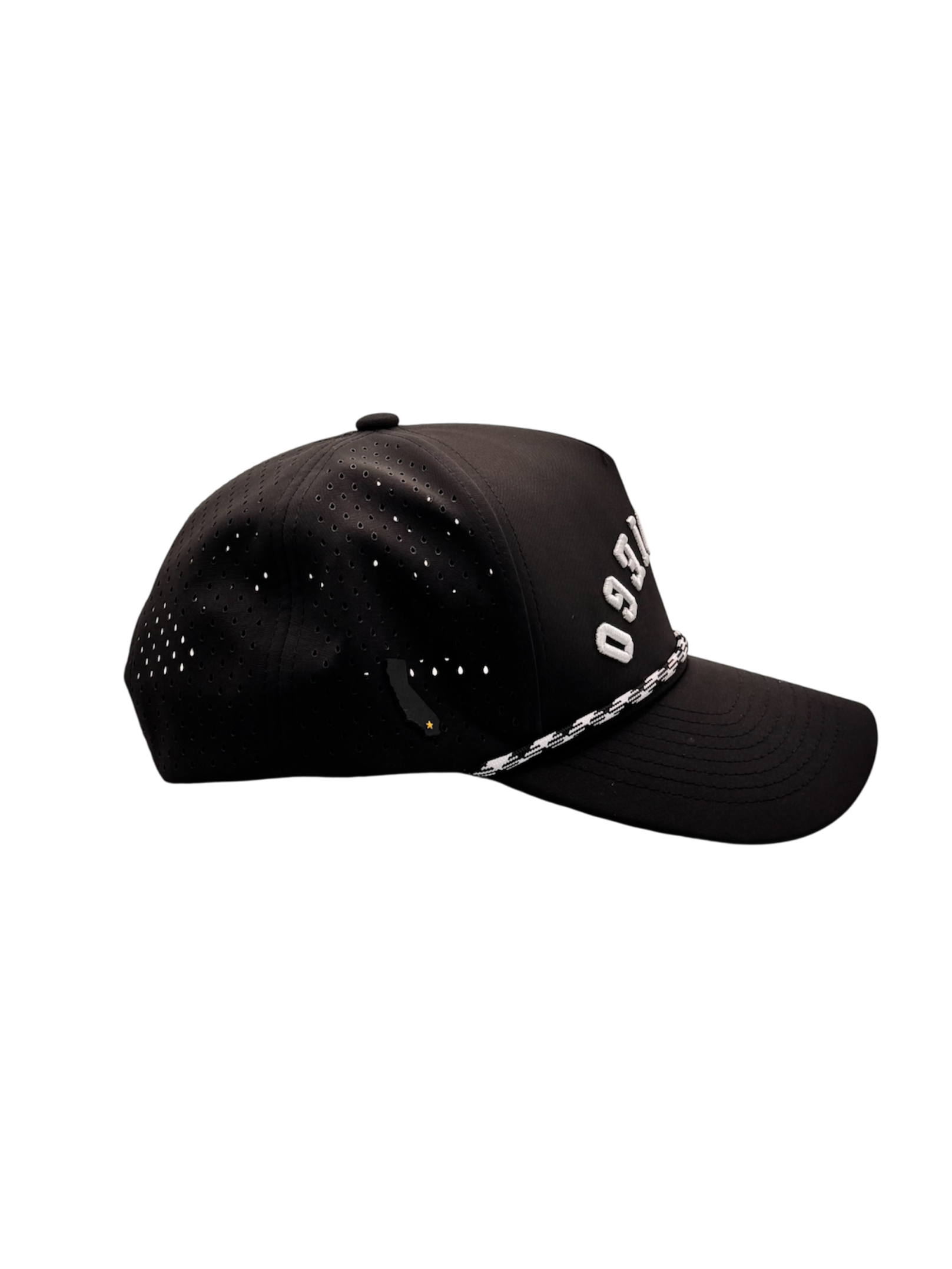 Precurved San Diego Golf Snapback-Black