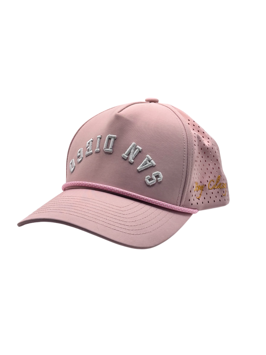 Precurved San Diego Golf Snapback-Peach