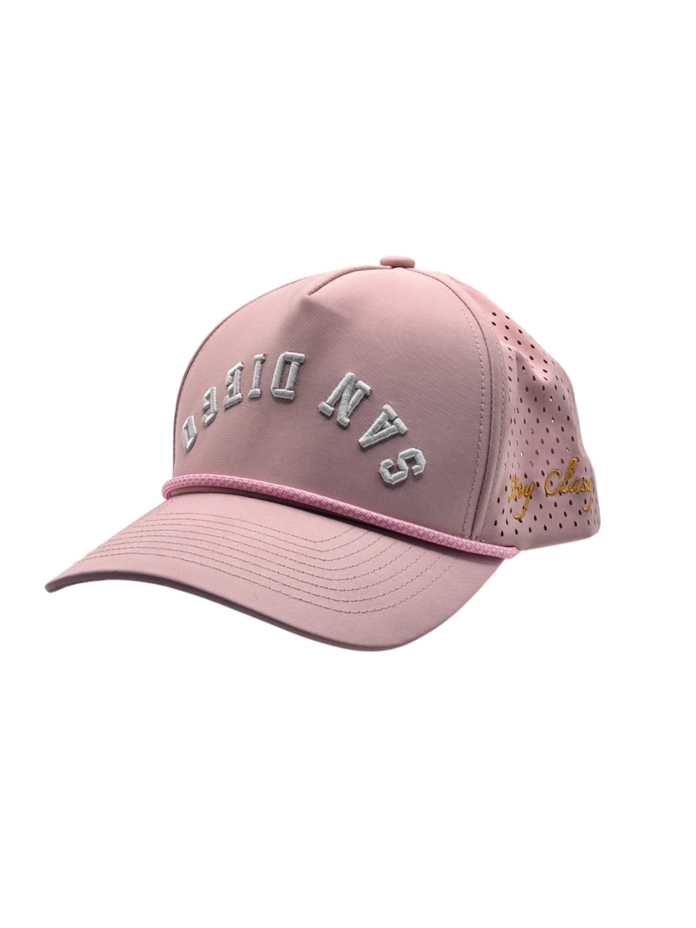 Precurved San Diego Golf Snapback-Peach