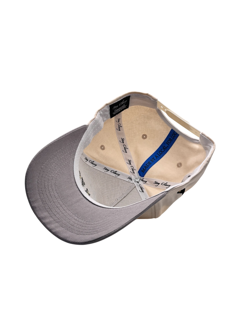 Pre-Curved San Diego Snapback-Grey