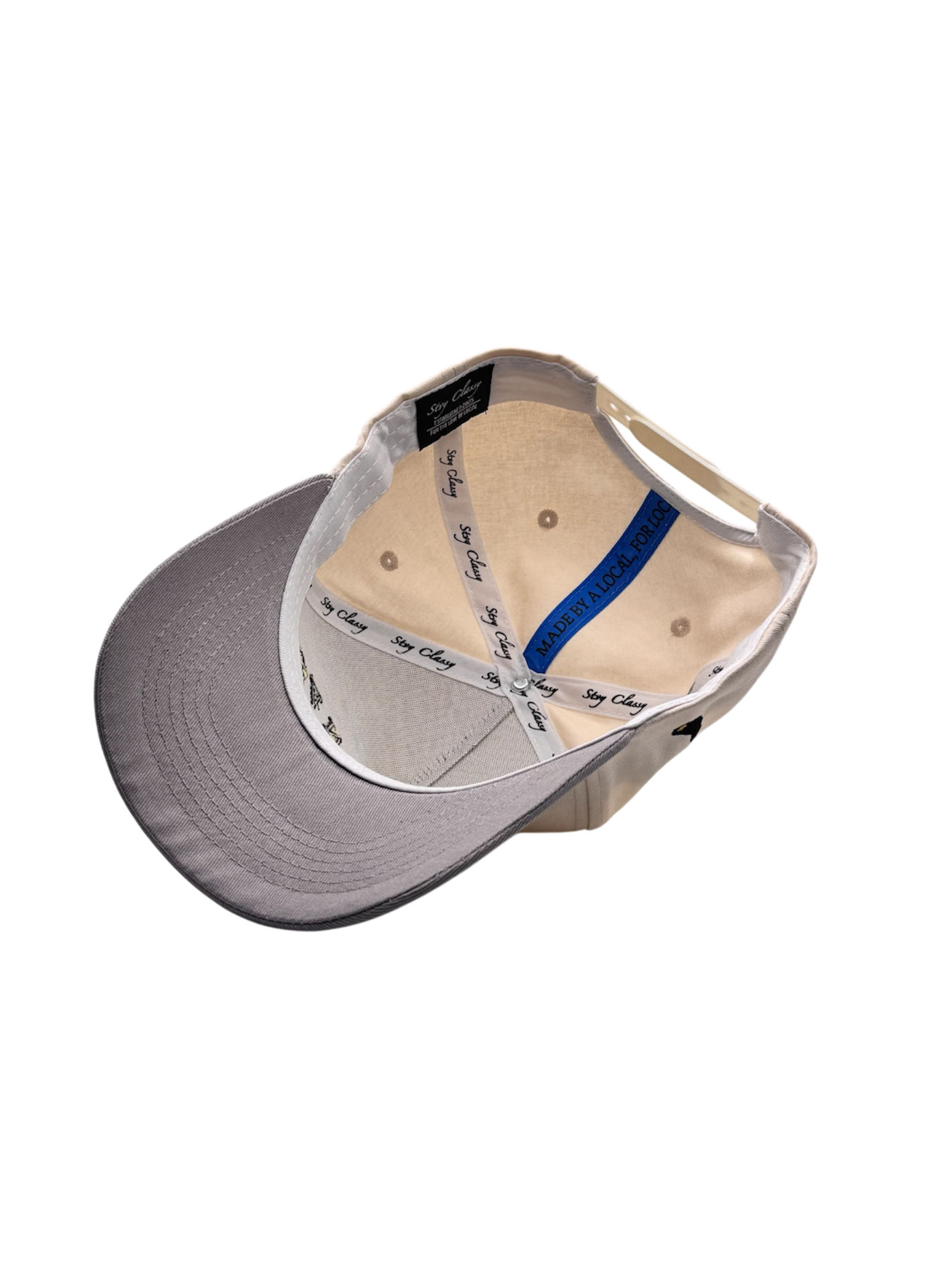 Pre-Curved San Diego Snapback-Grey