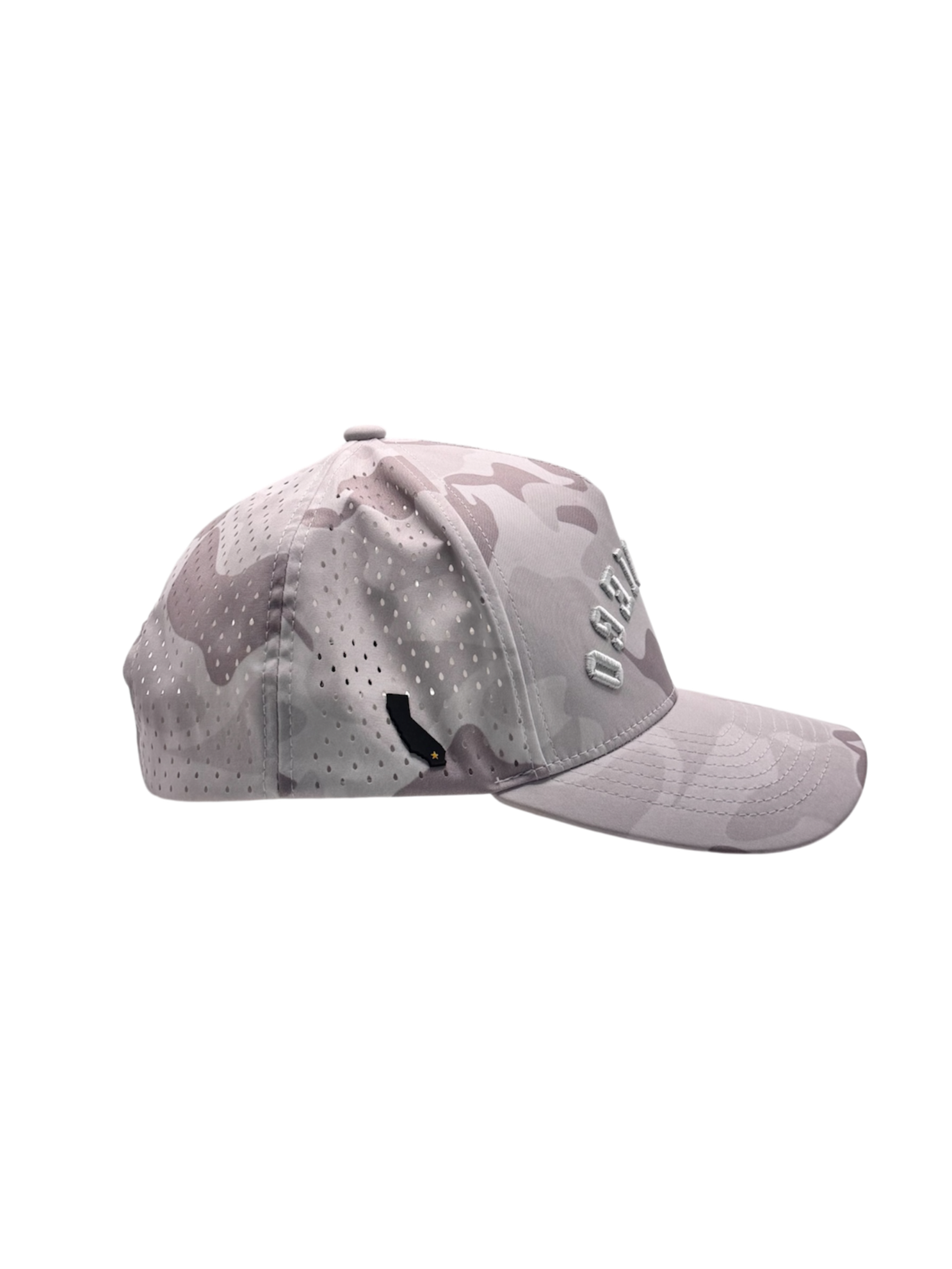 Precurved San Diego Golf Snapback-White Camo