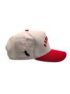 Pre-Curved San Diego Snapback-Red