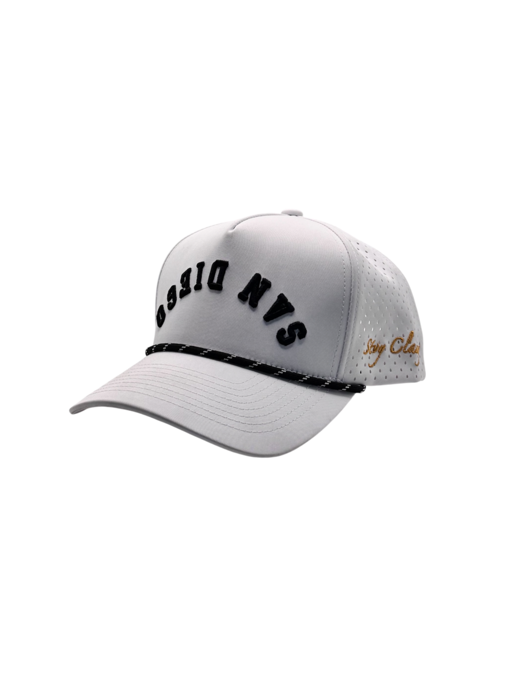 Precurved San Diego Golf Snapback-White