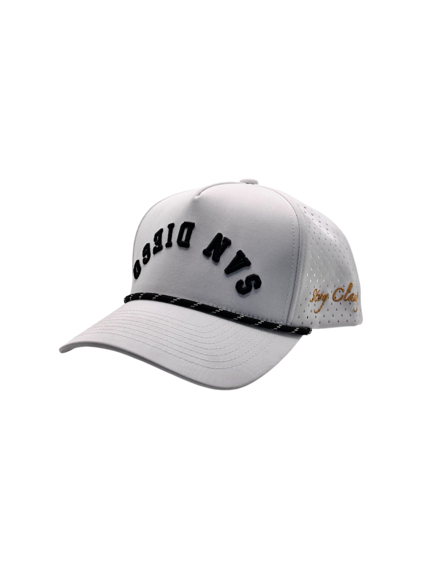Precurved San Diego Golf Snapback-White