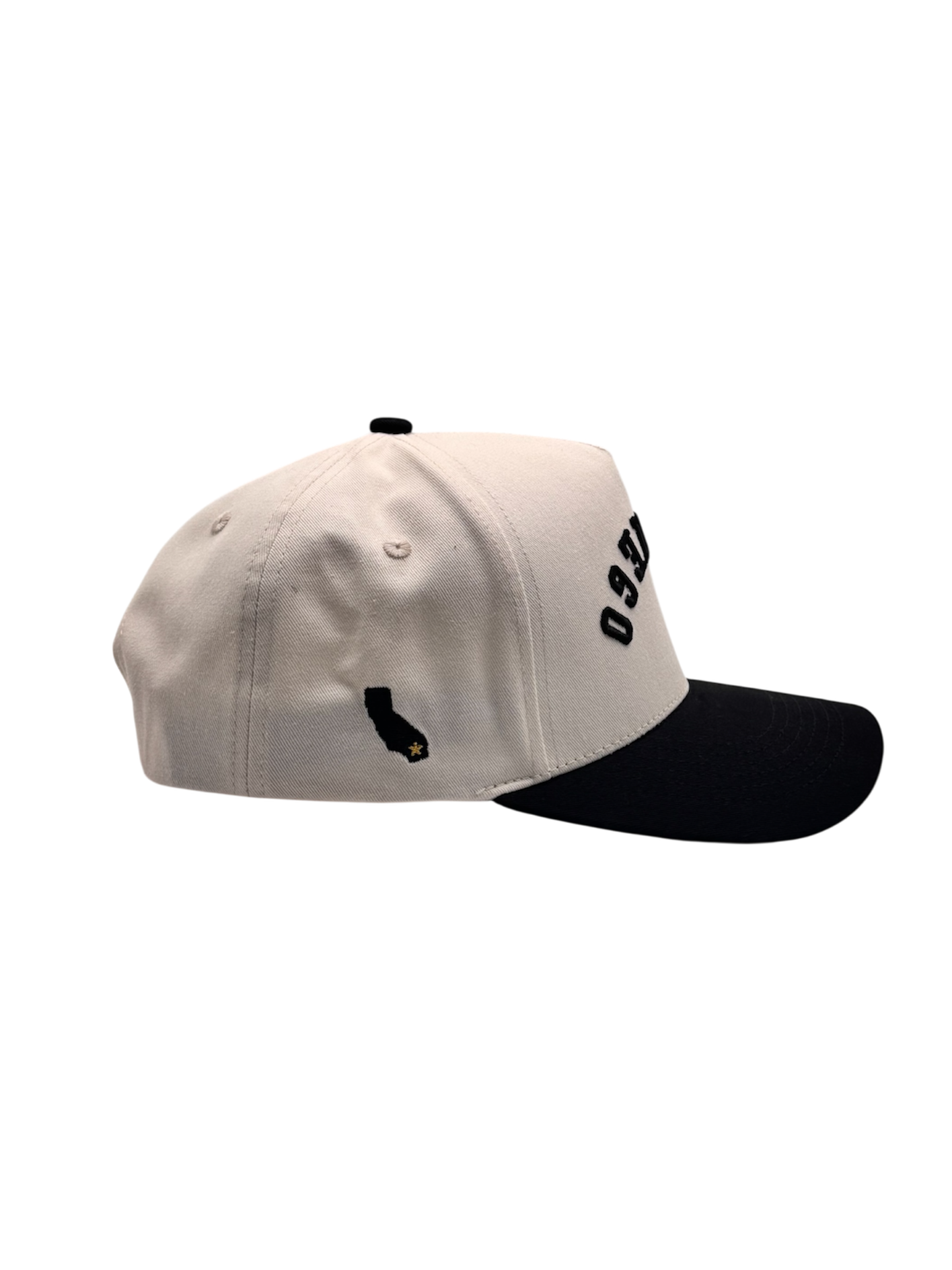Pre-Curved San Diego Snapback-Black