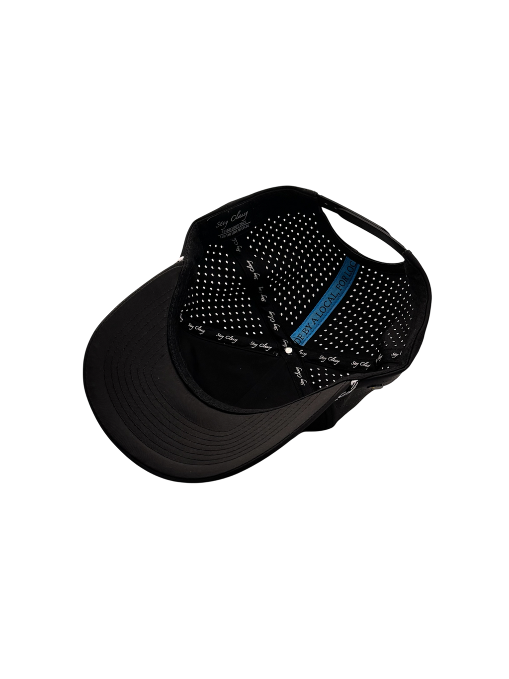 Precurved San Diego Golf Snapback-Black