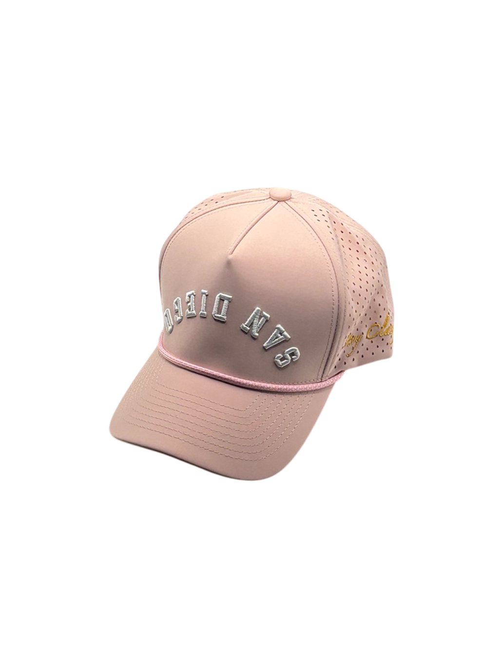 Precurved San Diego Golf Snapback-Peach