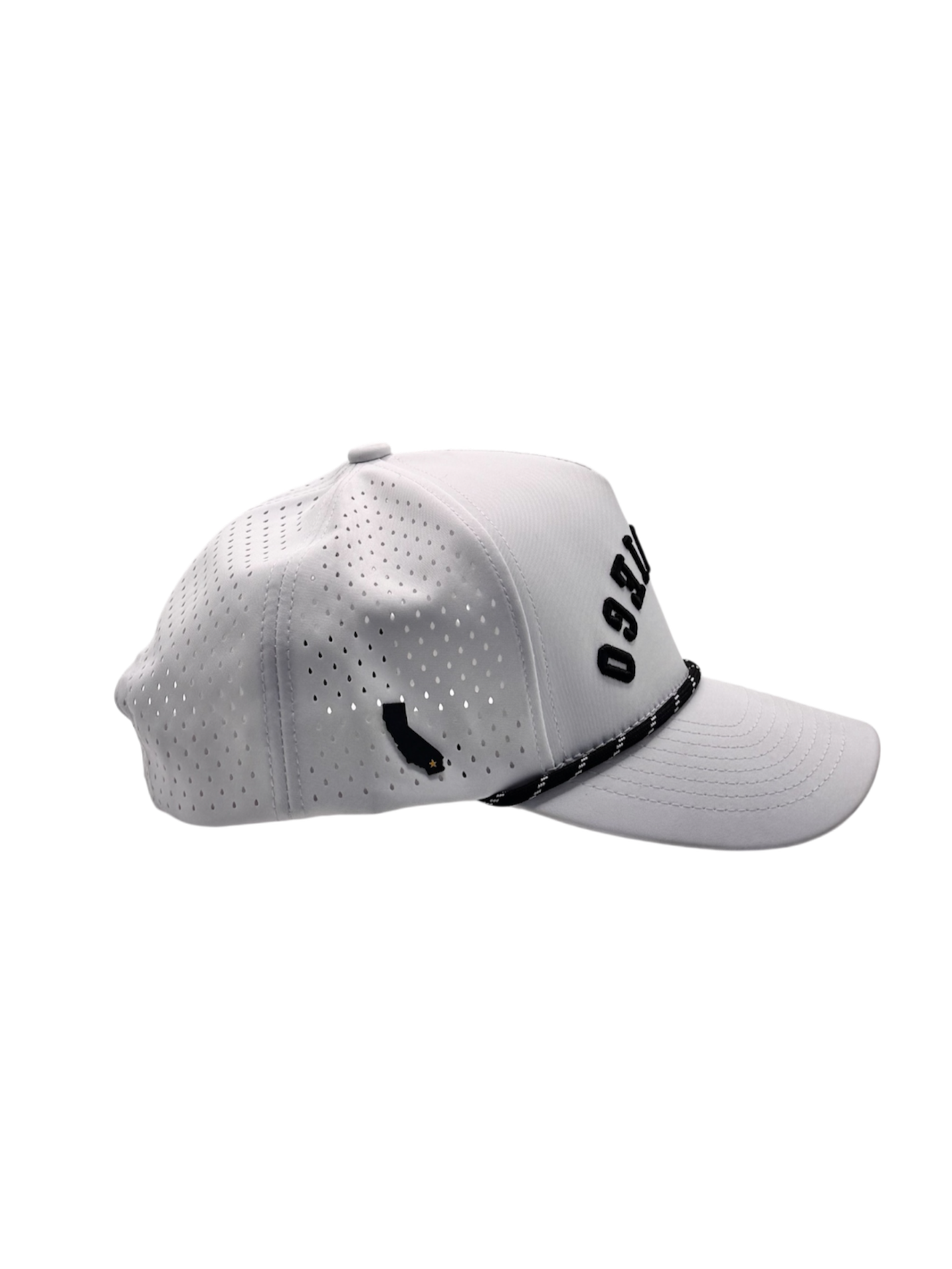 Precurved San Diego Golf Snapback-White