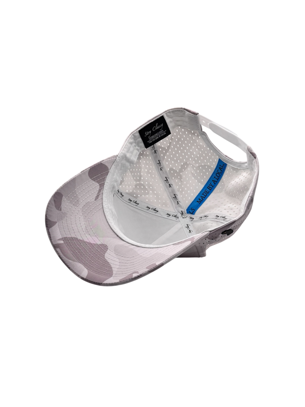 Precurved San Diego Golf Snapback-White Camo