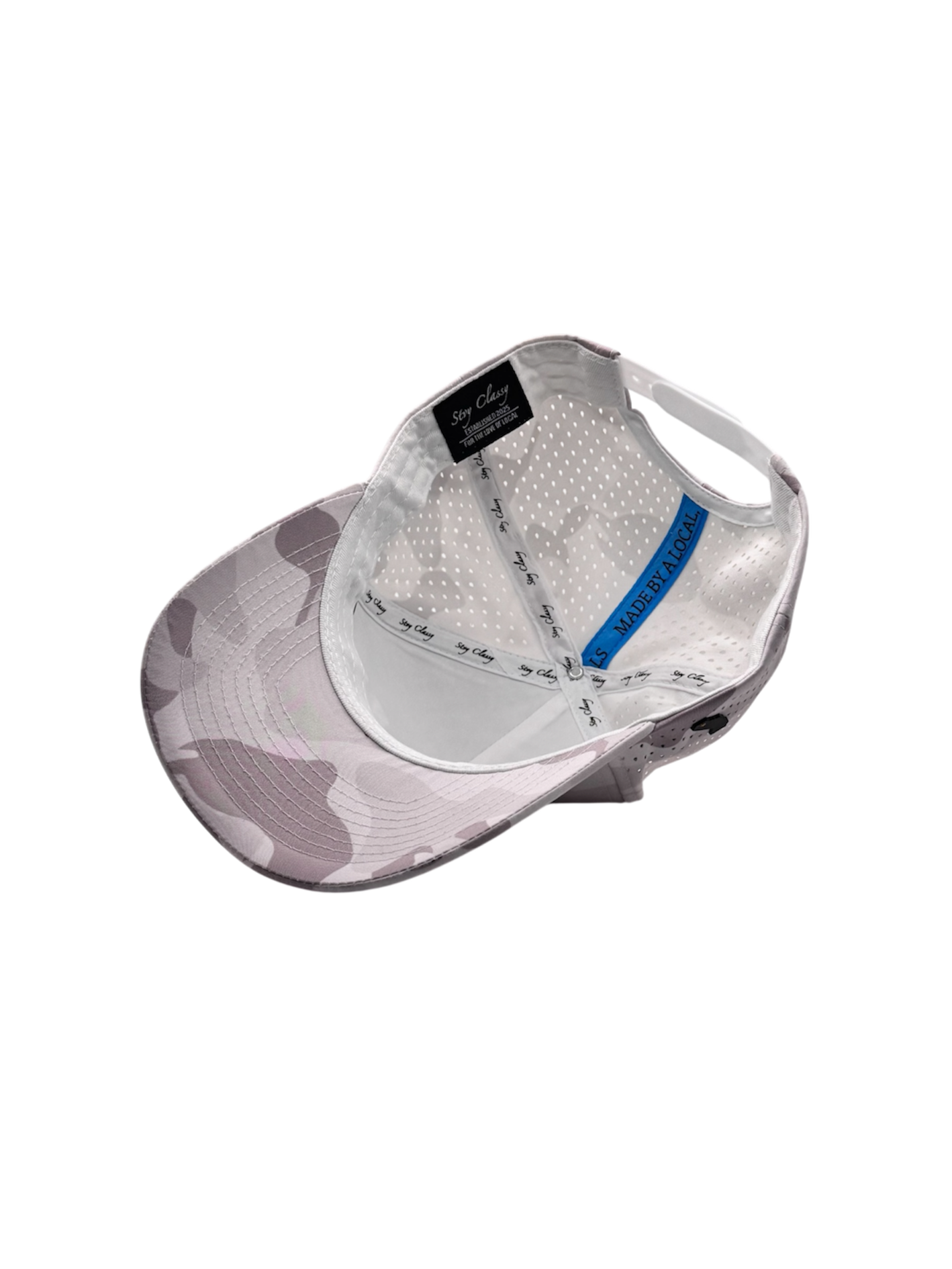 Precurved San Diego Golf Snapback-White Camo