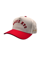 Pre-Curved San Diego Snapback-Red